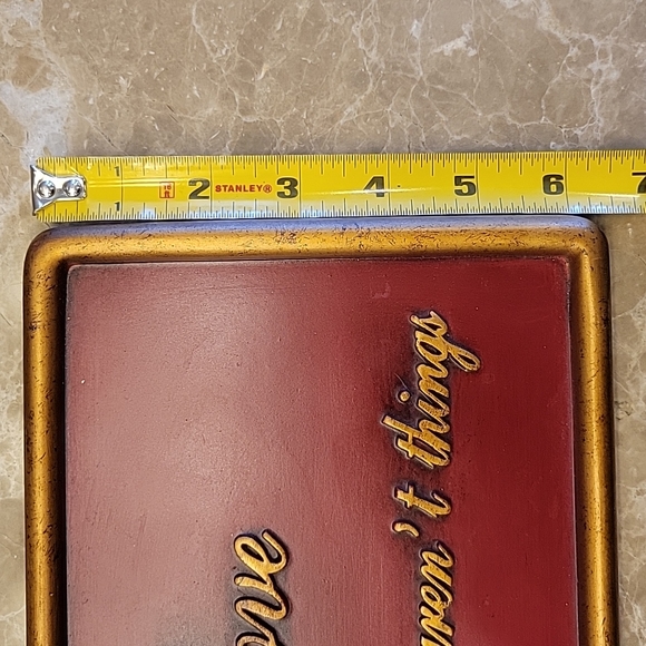 SteinMart Inspirational Wooden Plaque..Live...Laugh...Love... - Picture 10 of 16